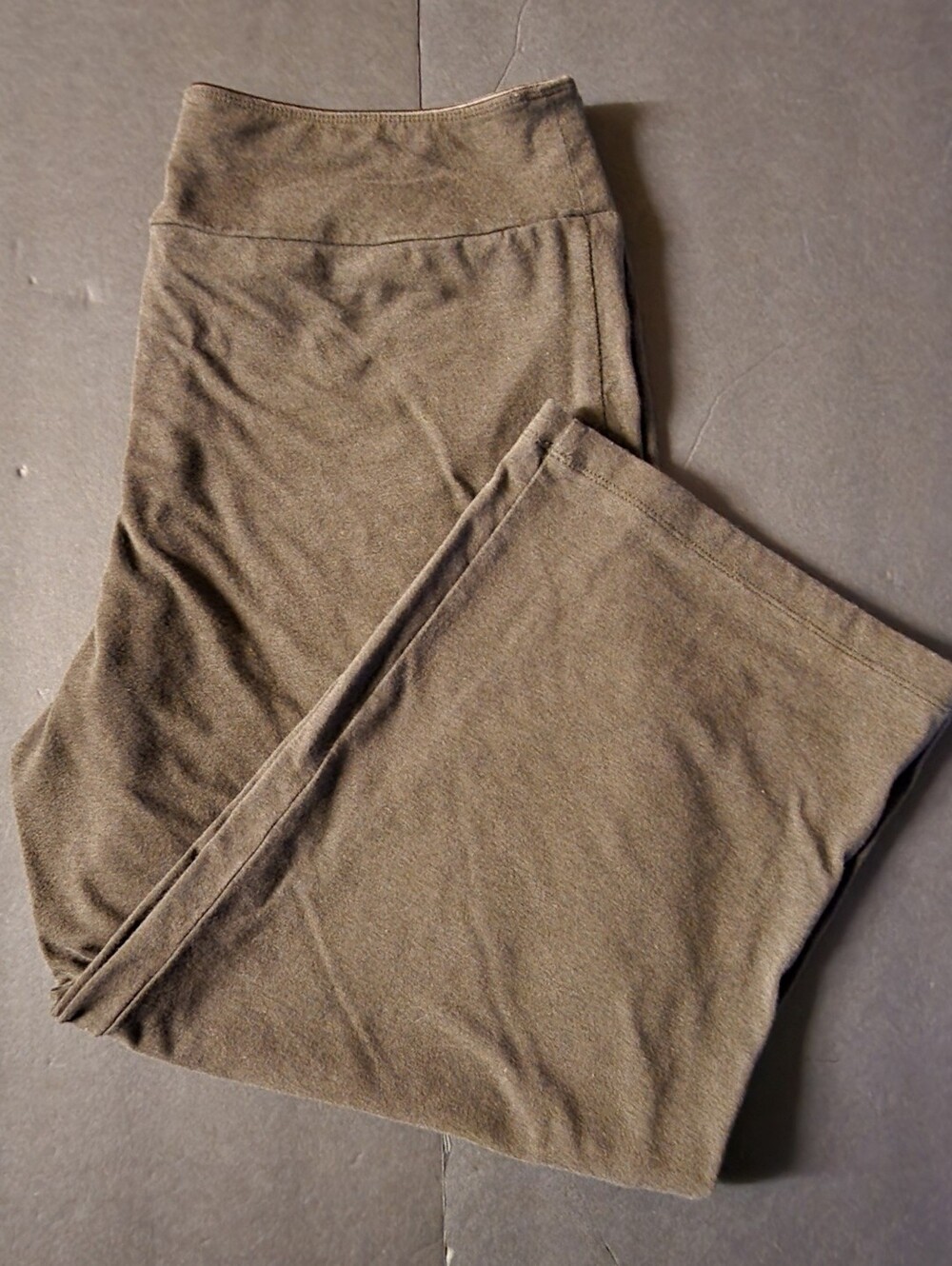 Green Tea Brand XL Women's Wide leg Crop Pants Preowned Good